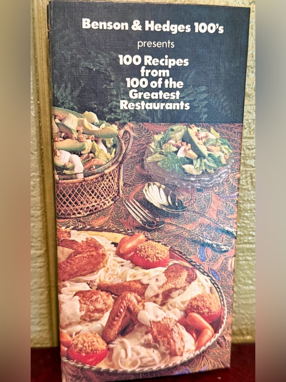 Vintage 1978 Benson & Hedges 100 Greatest Restaurants Spiral Cookbook